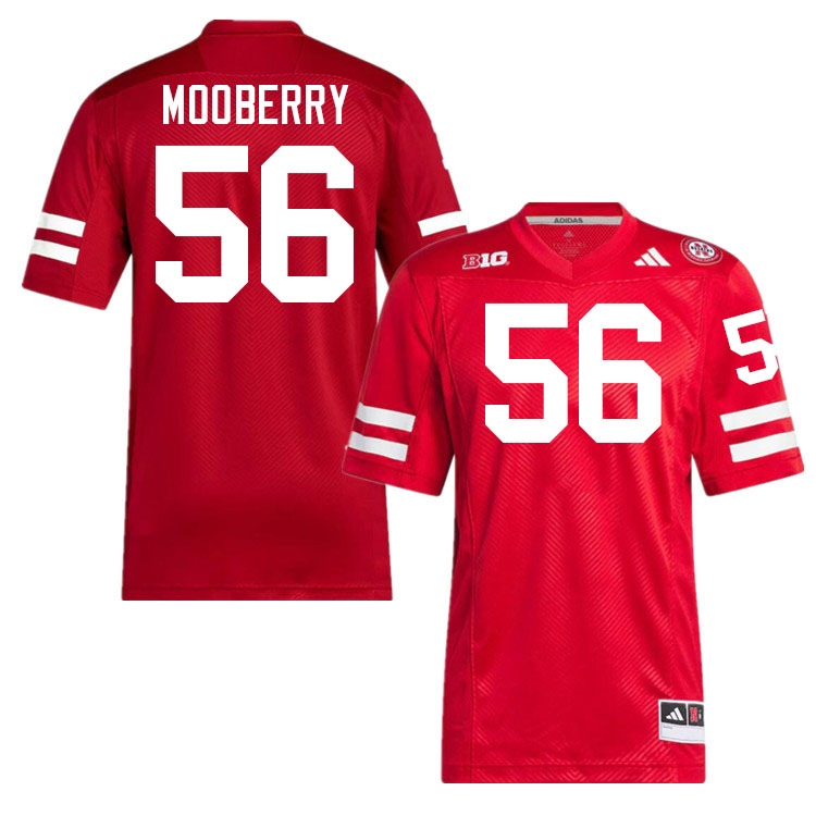 Nebraska Cornhuskers #56 Pierce Mooberry College Football Jerseys Stitched-Scarlet Nebraska Cornhuskers #56 Pierce Mooberry College Football Jerseys Stitched-Scarlet